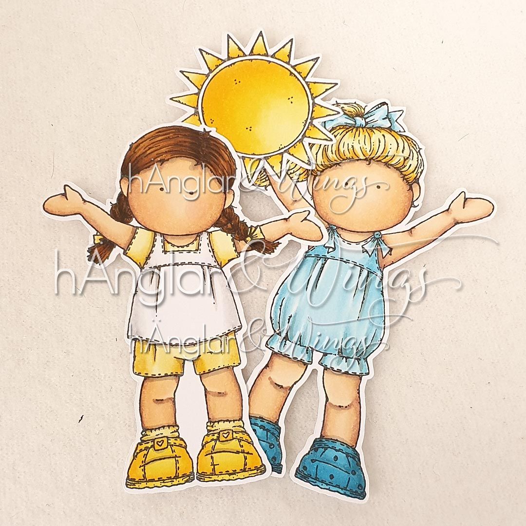 UTGÅTT - Clear Stamps - Sara och Margareta
