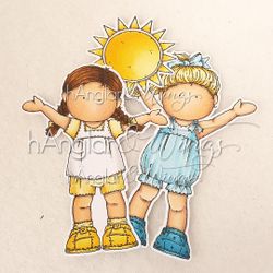 UTGÅTT - Clear Stamps - Sara och Margareta