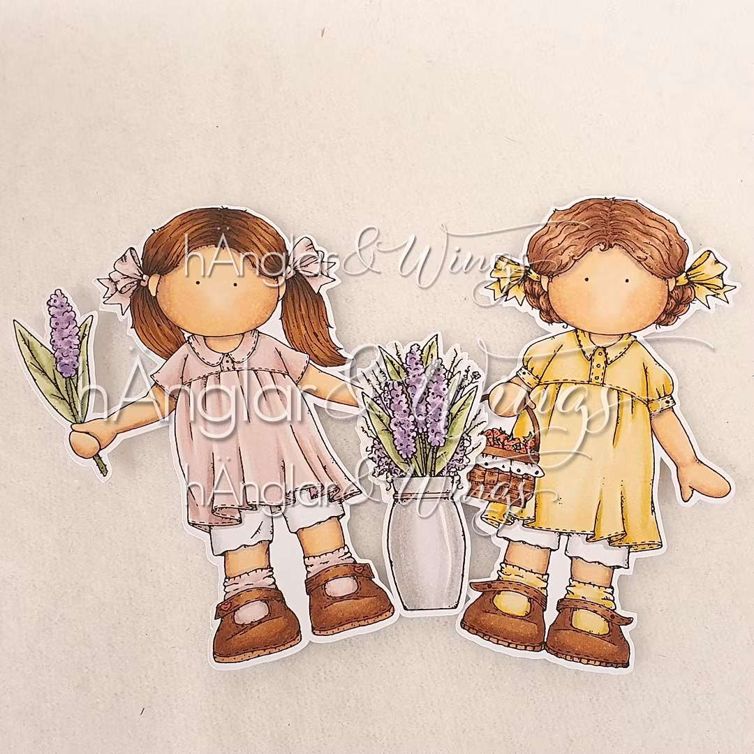 UTGÅTT - Clear Stamps - Emma och Kristina