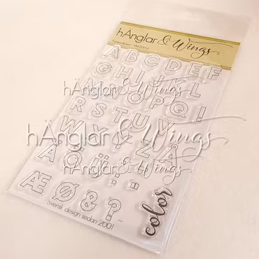 Clear Stamps - Konturalfabet