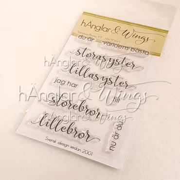 Clear Stamps - Världens bästa #3  A7