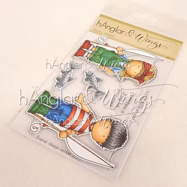UTGÅTT - Clear Stamps - Fiskelycka