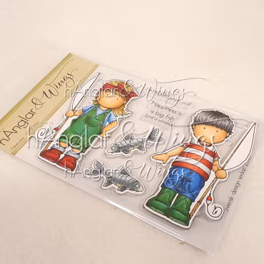 UTGÅTT - Clear Stamps - Fiskelycka