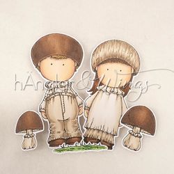 RETIRED - Clear Stamps - PortaBella och KarlJohan  (Will be Retired)