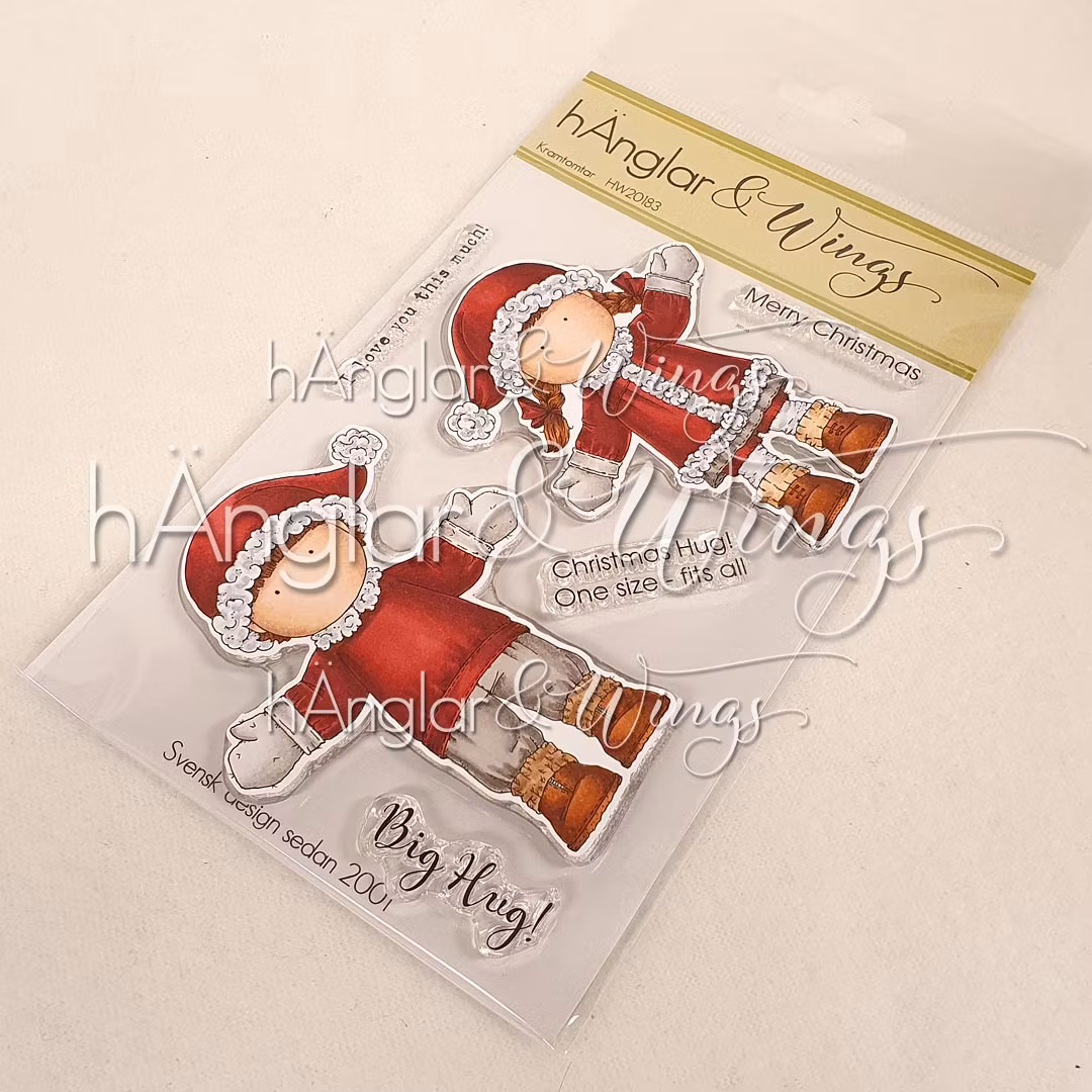 RETIRED - Clear Stamps - Kramtomtar / Santa Hugs