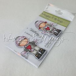 RETIRED - Clear Stamps - Hjärta på tråd / Heart on string