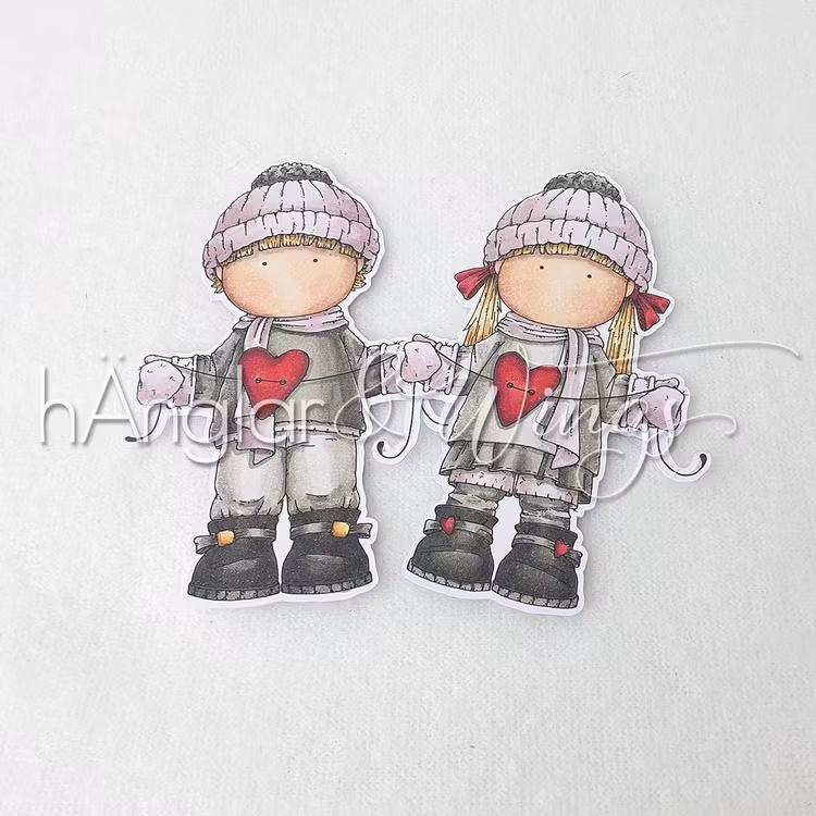 UTGÅTT - Clear Stamps - Hjärta på tråd