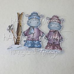 Clear Stamps - Harry och Hedvig i fjällen