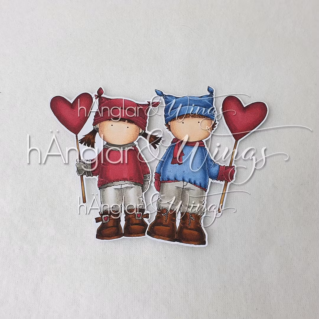 Clear Stamps - Hjärtliga Vänner