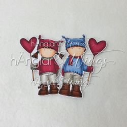 Clear Stamps - Hjärtliga Vänner