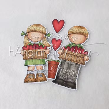 Clear Stamps - Hjärtan i Låda