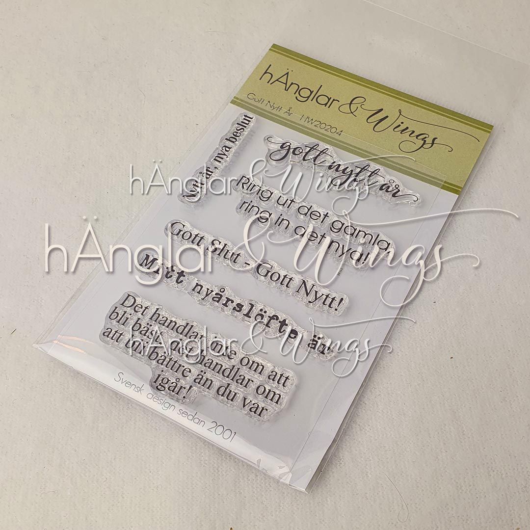 Clear Stamps - Gott Nytt År  A7 / Happy New Year A7