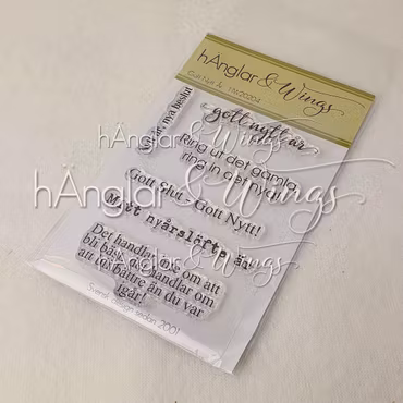 Clear Stamps - Gott Nytt År  A7 / Happy New Year A7