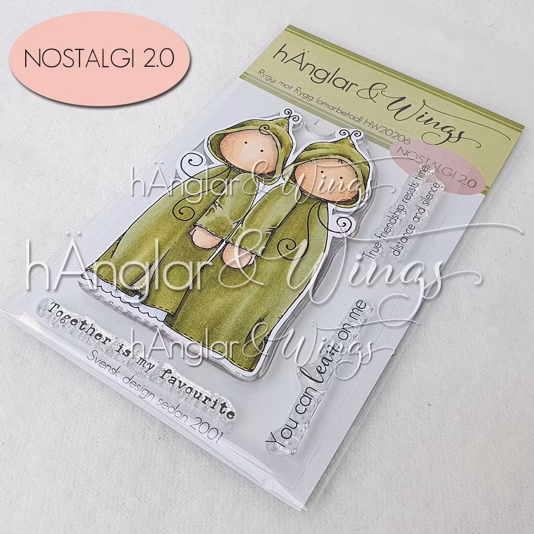 Clear Stamps - Rygg mot Rygg (omarbetad)  A7 / Back to Back (reworked) A7