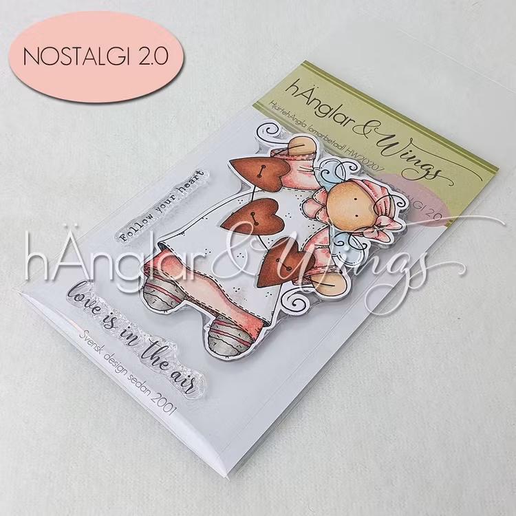UTGÅTT - Clear Stamps - HjärtehÄngla  A7