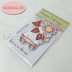 RETIRED - Clear Stamps - HjärtehÄngla / Heart-hAngel A7