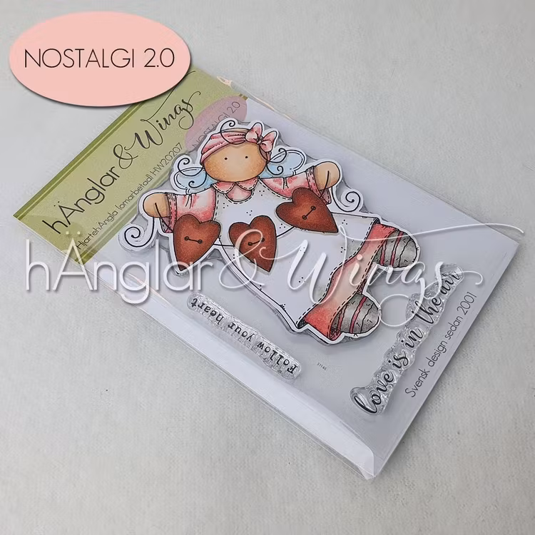 UTGÅTT - Clear Stamps - HjärtehÄngla  A7