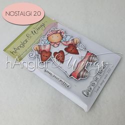 RETIRED - Clear Stamps - HjärtehÄngla / Heart-hAngel A7