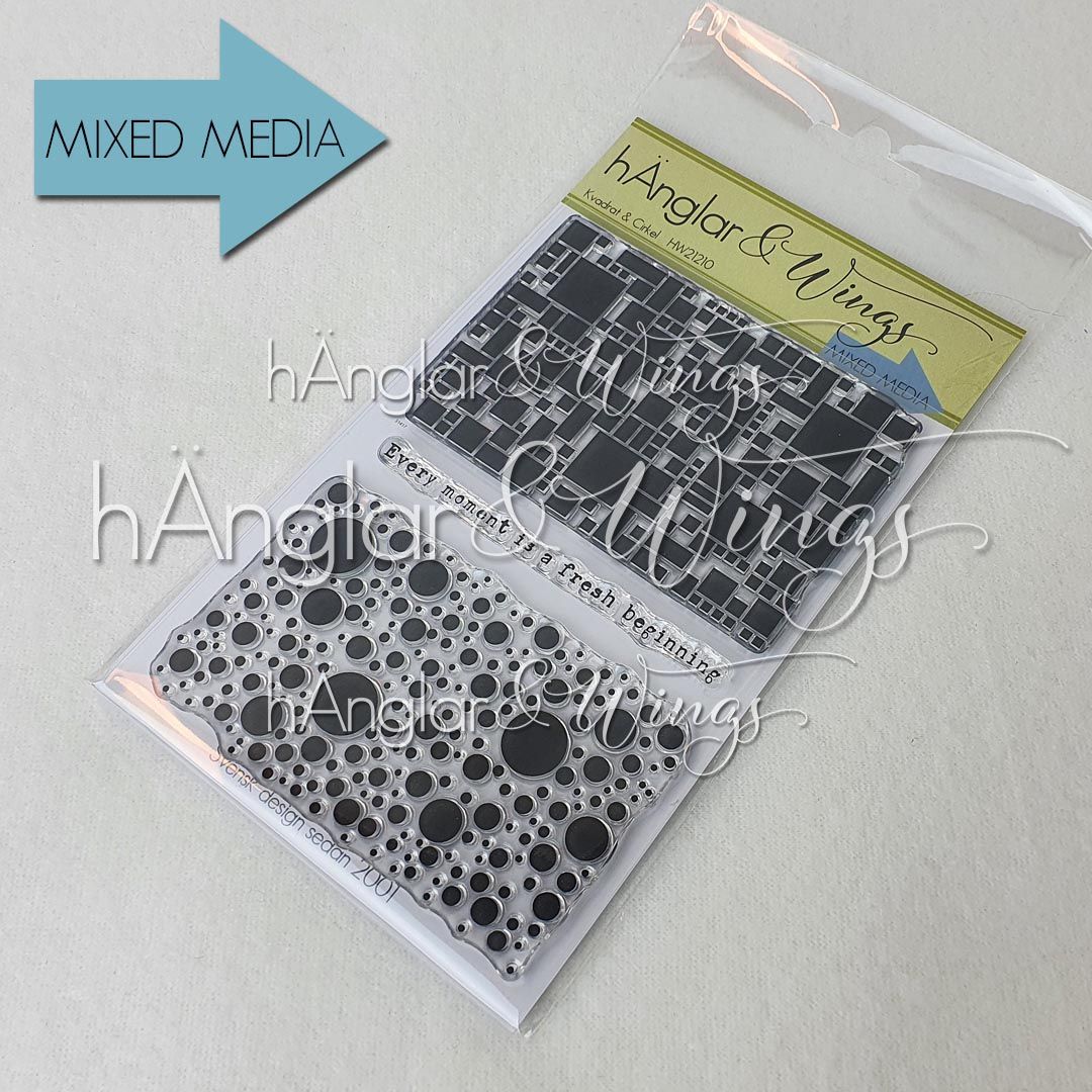 Clear Stamps - Kvadrat & Cirkel / Square & Circle
