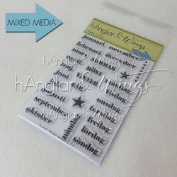 Clear Stamps - Månader / Month