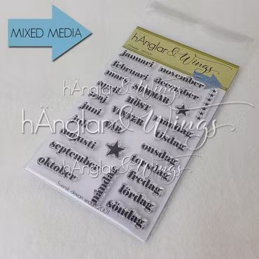 UTGÅTT - Clear Stamps - Månader