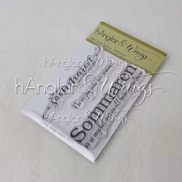Clear Stamps - Stora Texter Sommar  A7