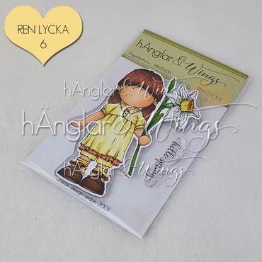 Clear Stamps - Pingstliljeflicka  A7