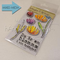 Clear Stamps - Grafiska Blommor