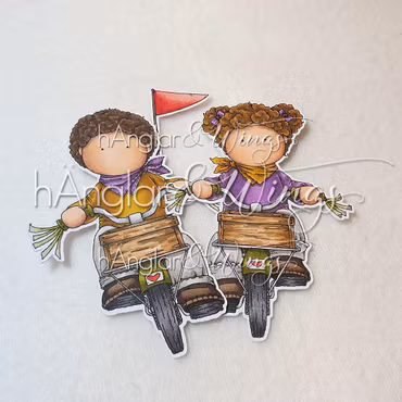 Clear Stamps - Cyklister