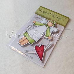 RETIRED - Clear Stamps - Retro Lång hÄngla / Retro Tall hAngel A7