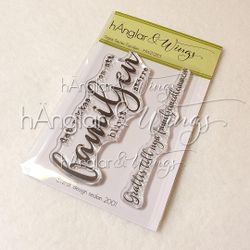 Clear Stamps - Stora Texter Familjen A7