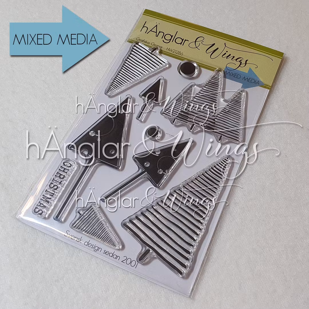 Clear Stamps - Grafiska Granar / Graphic Trees