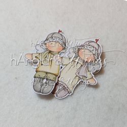 Clear Stamps - Små PälshÄnglar A7