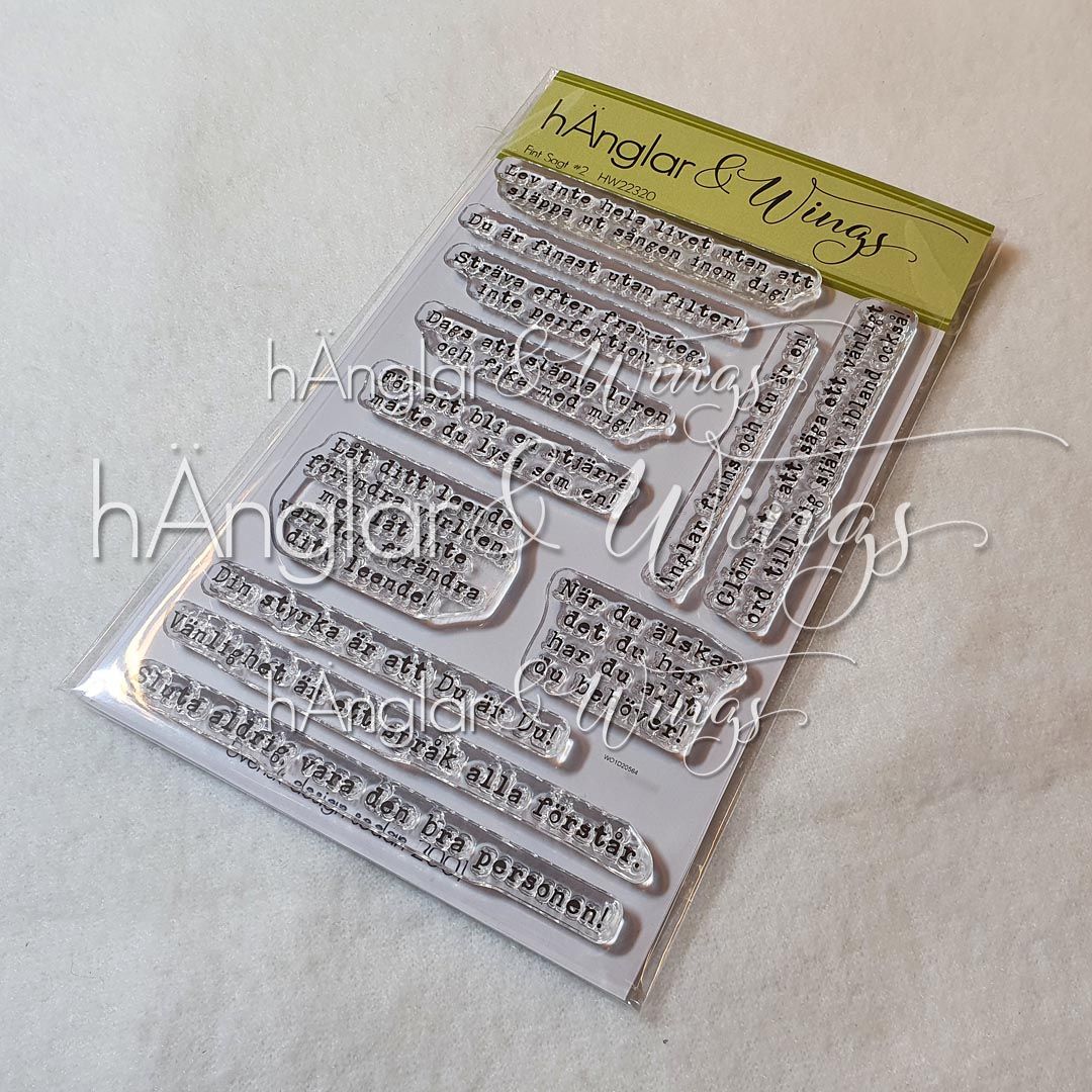 Clear Stamps - Fint Sagt #2 / Nice said #2