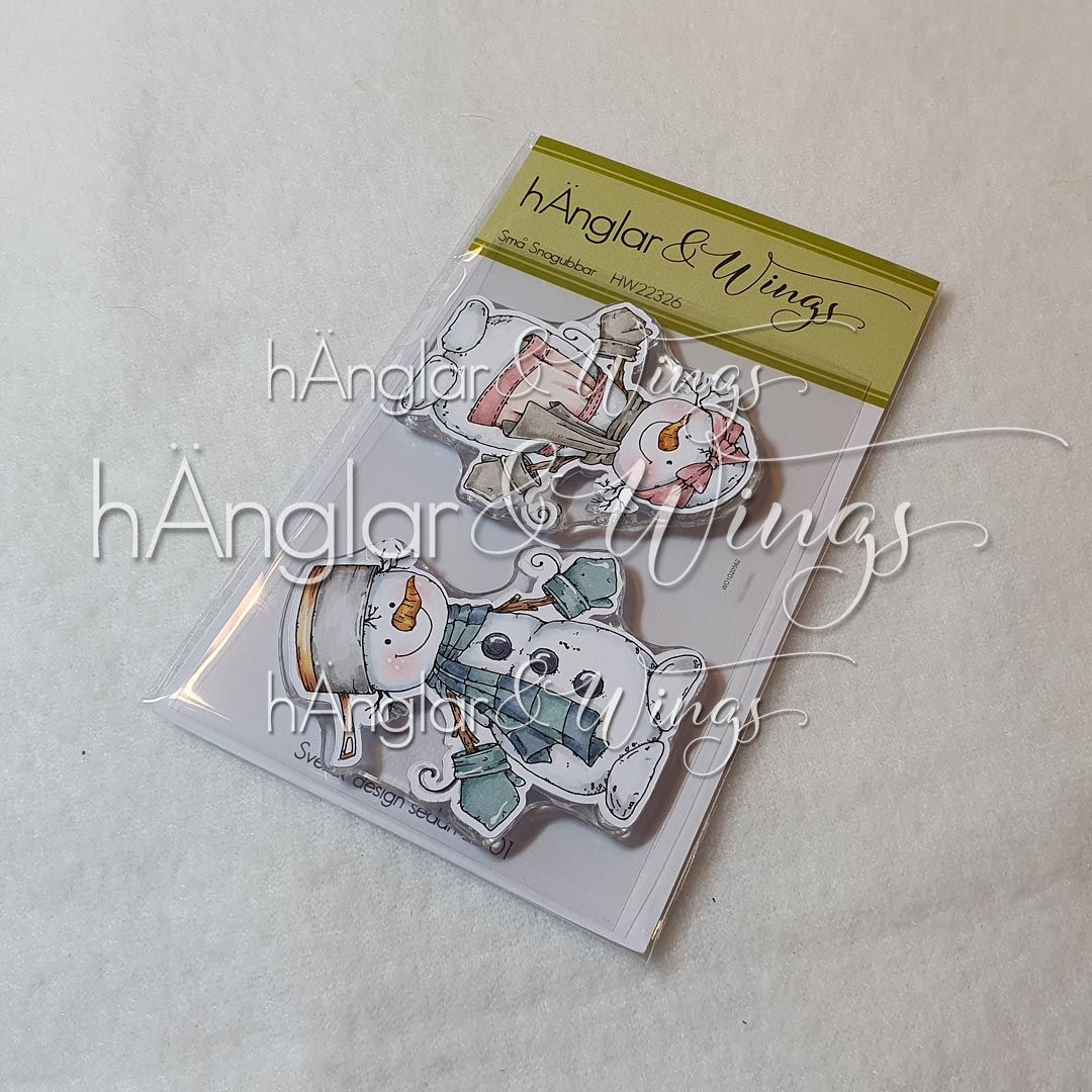 RETIRED - Clear Stamps - Små Snögubbar / Small Snowmen A7