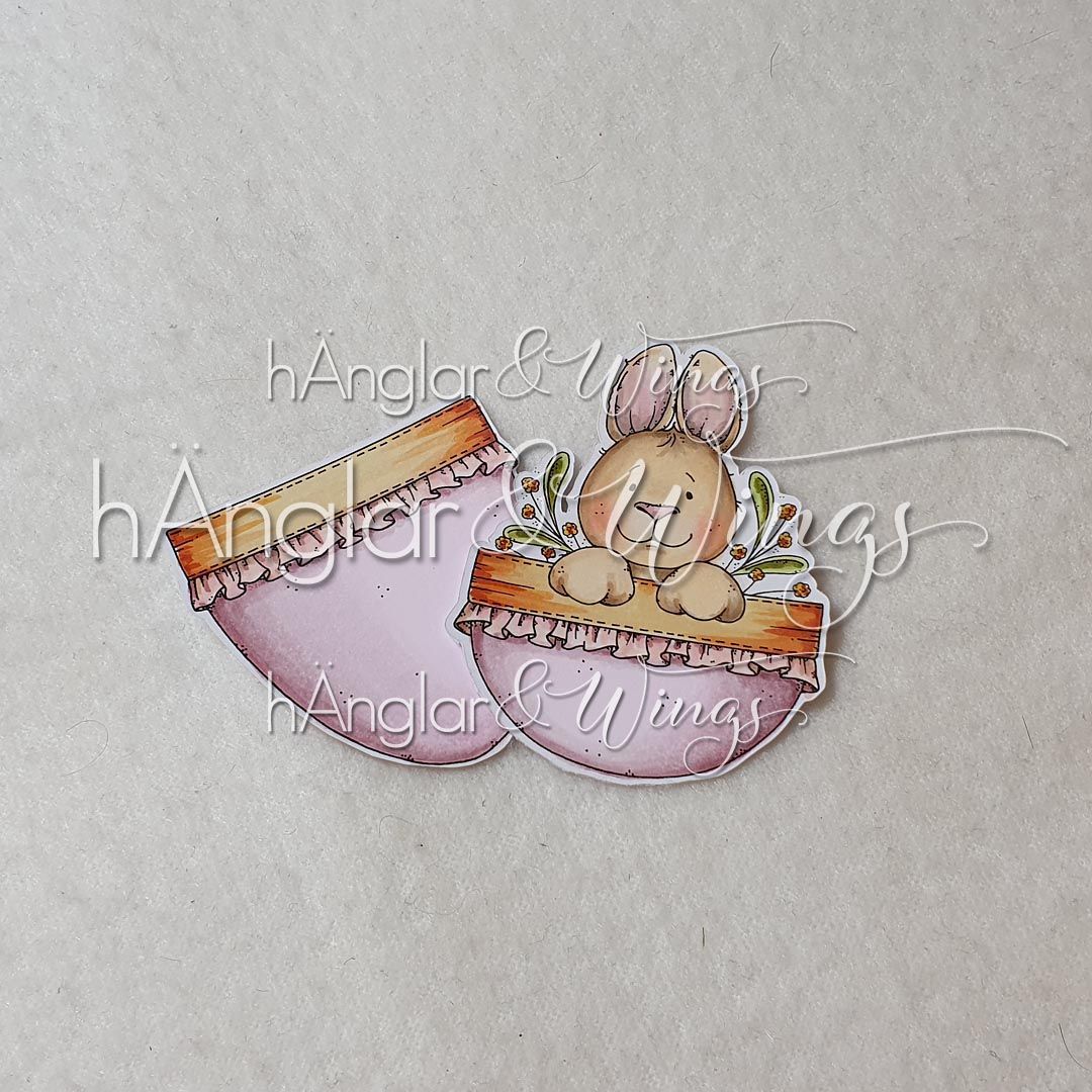 Clear Stamps - Påskhare A7