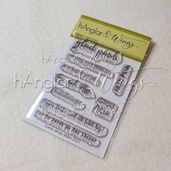 Clear Stamps - Påsktext A7