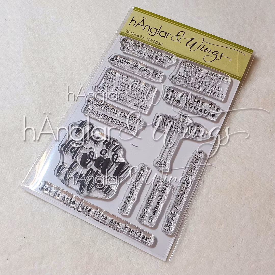 Clear Stamps - Vår Hönsgård / Spring in Chicken Farm
