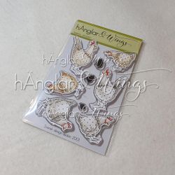 Clear Stamps - Fjäderfän / Poultry