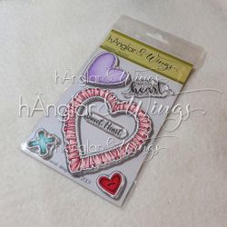 Clear Stamps - Volanghjärta / Flounce Heart