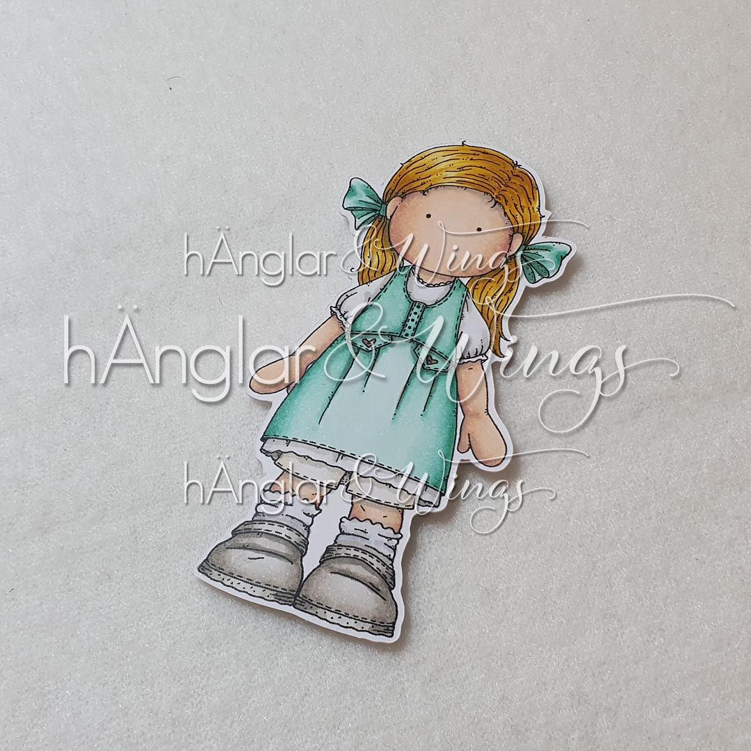 Clear Stamps - Vårflicka / Spring Girl A7