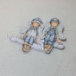 Clear Stamps - Uti det blå hÄnglar