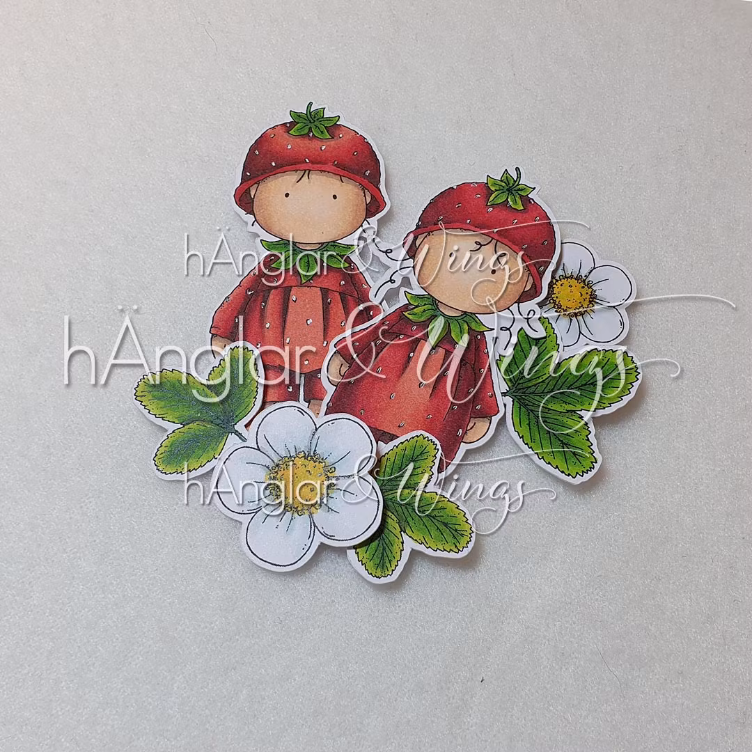 Clear Stamps - Jordgubbar / Strawberries