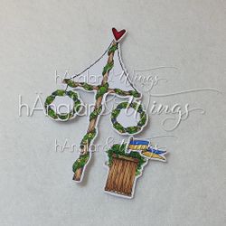 RETIRED - Clear Stamps - Midsommarstång / Midsummer pole A7