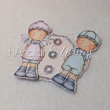 Clear Stamps - Stora Etikettkids