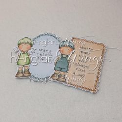Clear Stamps - Små Etikettkids / Small Label Kids