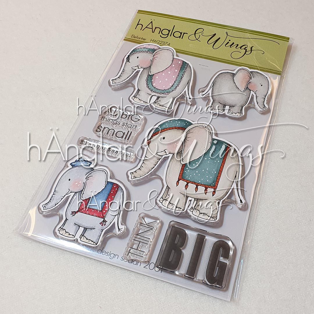 Clear Stamps - Elefanter / Elephants