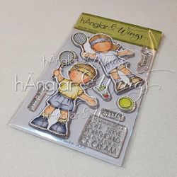 Clear Stamps - Tennis eller Badminton?