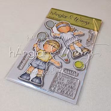 Clear Stamps - Tennis eller Badminton?