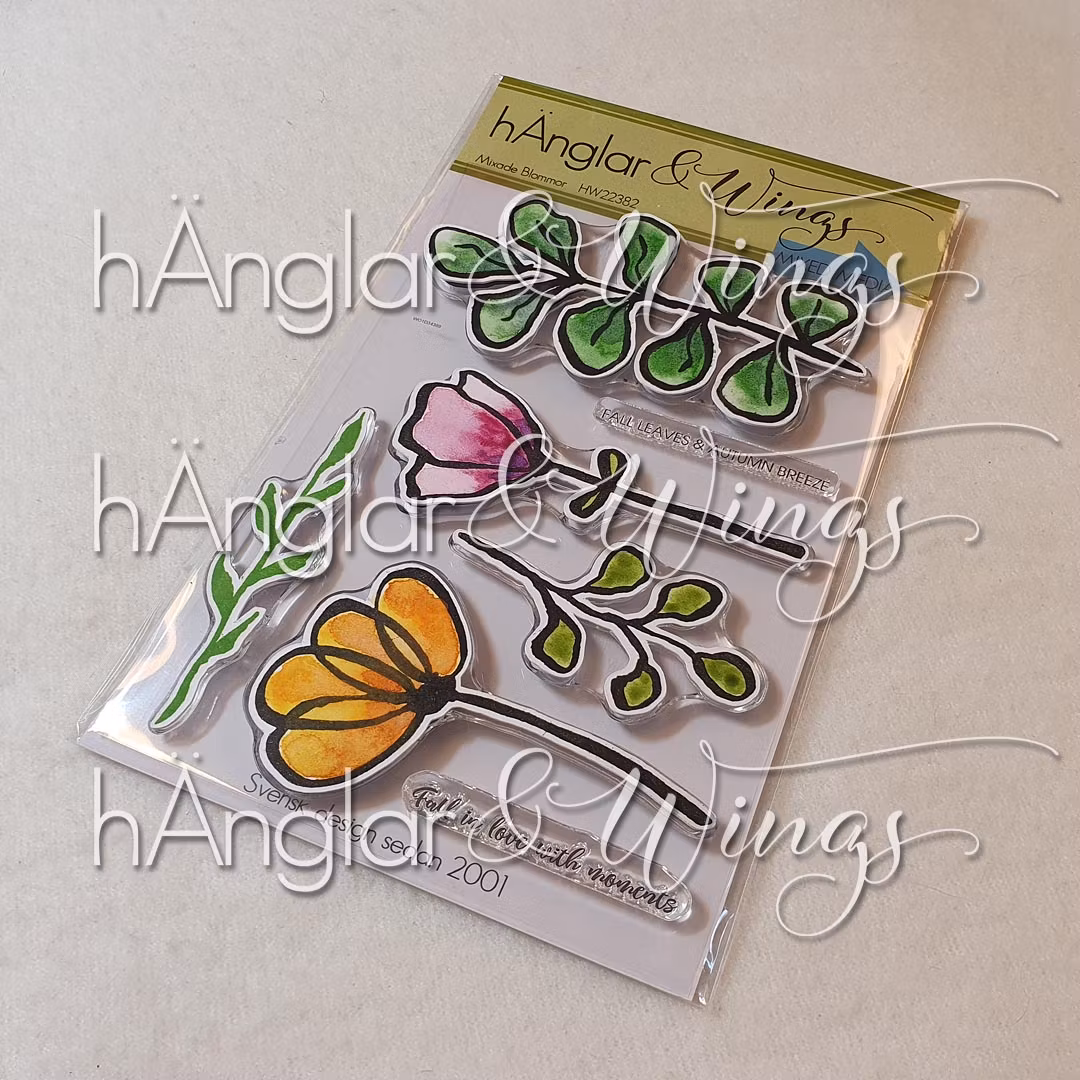 Clear Stamps - Mixade Blommor